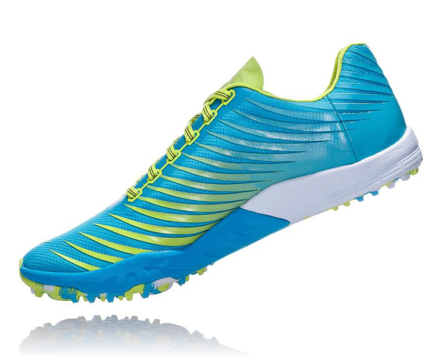 Tennis Hoka One One Evo Xc Femme - Bleu/Vert - DVU-891407